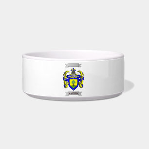 Pet Bowl Martinez Family Surname And Shield