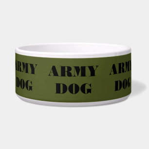 Pet Bowl Navy Dog