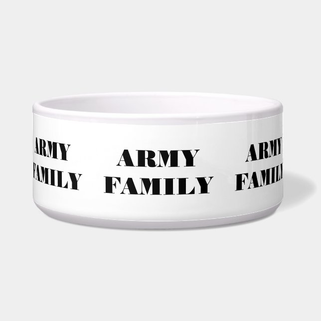 Pet Bowl Navy Family (Front)