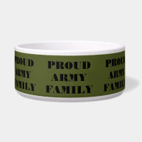 Pet Bowl Proud Army Family