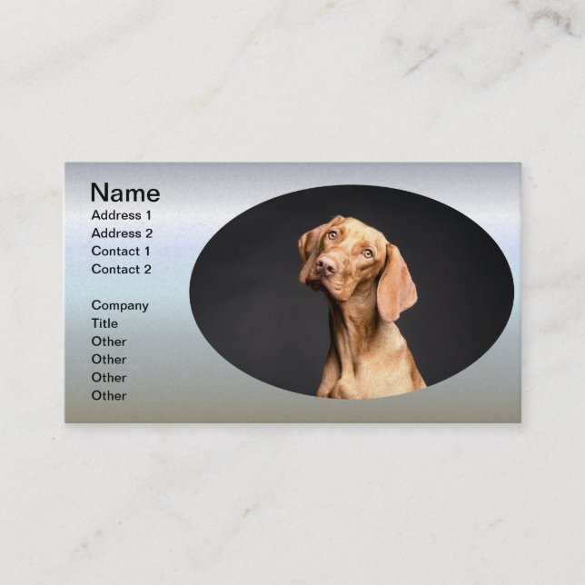 Pet Brown Beagle Dog Business Card (Front)