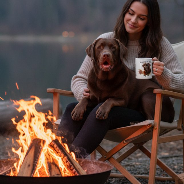   PET Browns ''Morning Tea with My Labrador '' Mug (Creator Uploaded)