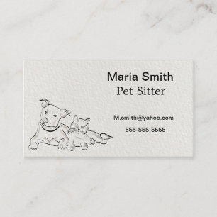 Pet Business card. Card