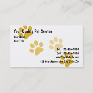 Pet Business Cards