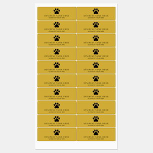 Pet Business Info Waterproof Custom Gear Use