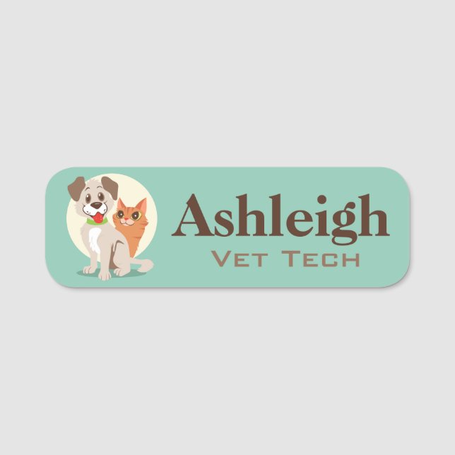 Pet Business Name Tag (Front)