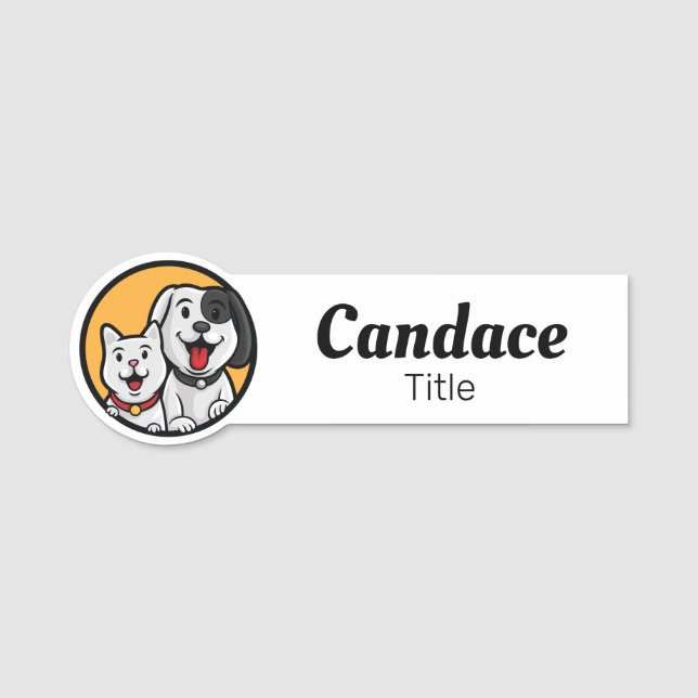 Pet Business Name Tag (Front)