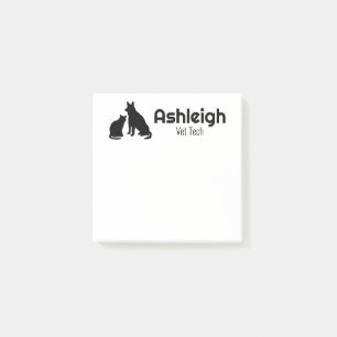 Pet Business Personalised Post-it Notes