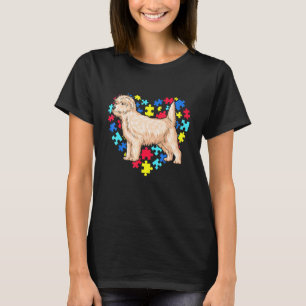 Pet Cairn Terrier Autism Awareness Month For Dog M T-Shirt