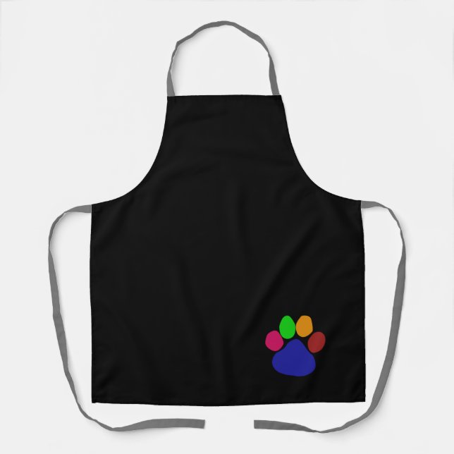Pet Care Black  Apron (Front)
