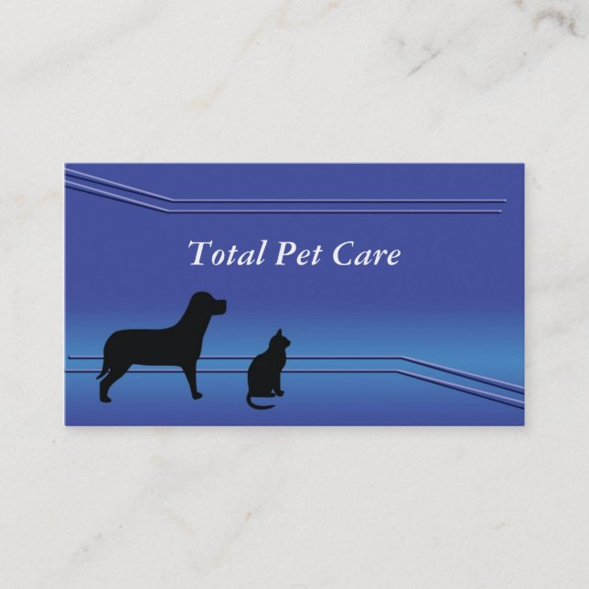 Pet Care, Business Card (Front)