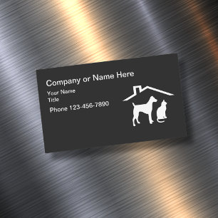 Pet Care Business Card Magnets
