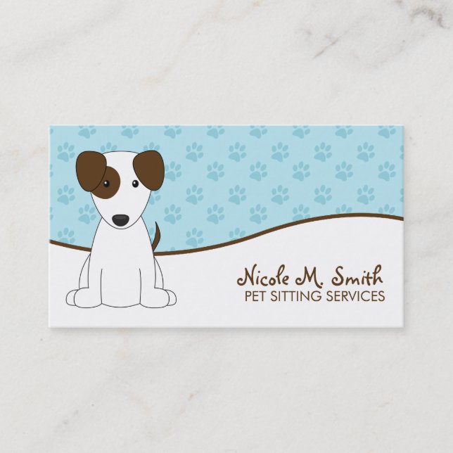 Pet Care Business Cards (Front)