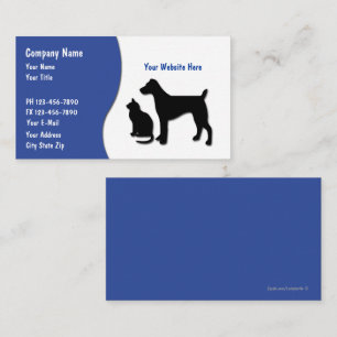 Pet Care Business Cards