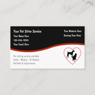 Pet Care Business Cards