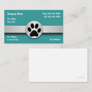 Pet Care Business Cards