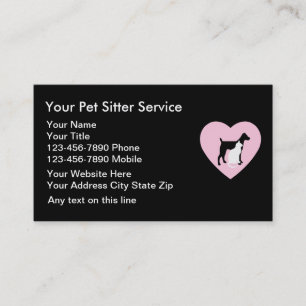 Pet Care Business Cards