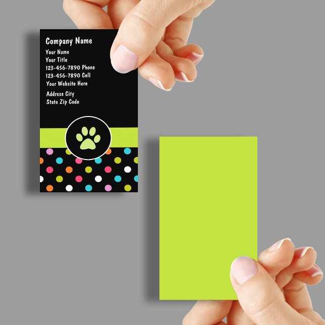 Pet Care Business Cards (Creator Uploaded)