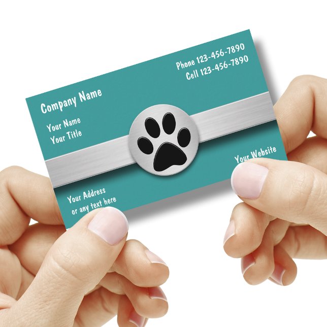 Pet Care Business Cards (Creator Uploaded)