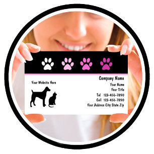 Pet Care Business Cards