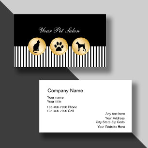 Pet Care Business Cards
