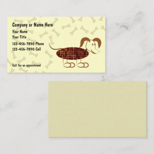 Pet Care Business Cards