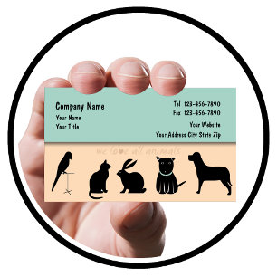 Pet Care Business Cards Fixed