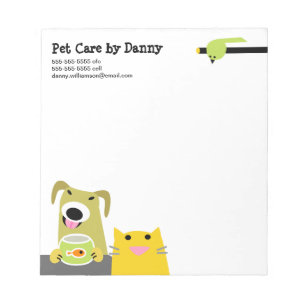 Pet Care Business Notepad