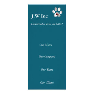 pet care Business rack Cards