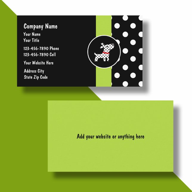 Pet Care Businesscards Business Card (Creator Uploaded)