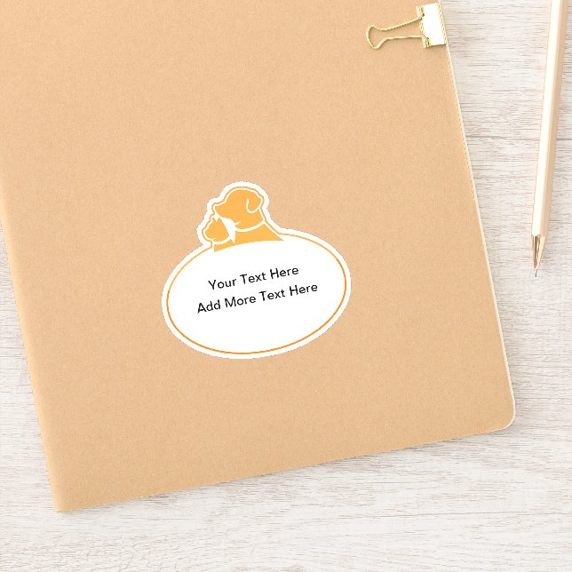 Pet Care Custom Sticker Labels (Notebook)