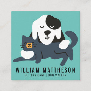 PET CARE Dog Walker Pet Sitter Business Card