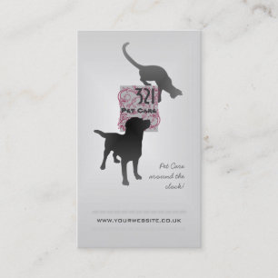Pet Care/Pet Sitter Business Card