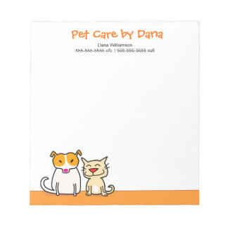 Pet Care Professional Notepad