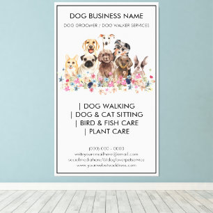 Pet Care Services for Home Visits Canvas Print