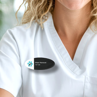 Pet Care Services Staff Name Tags