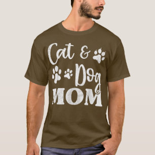Pet Cat Dog Mum , Mothers Day For Women T-Shirt