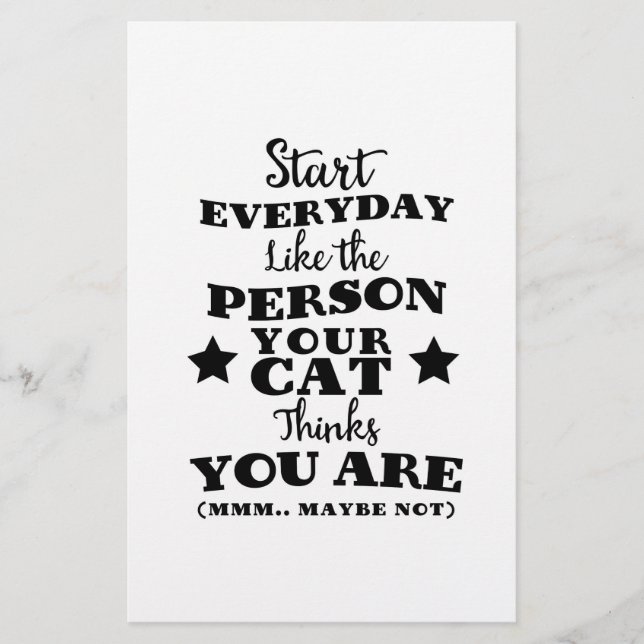 Pet Cat Funny Quote (Front)