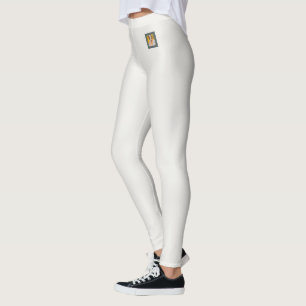 Pet Cat Lover Warm Neutral Dark Metallic Shimmers Leggings