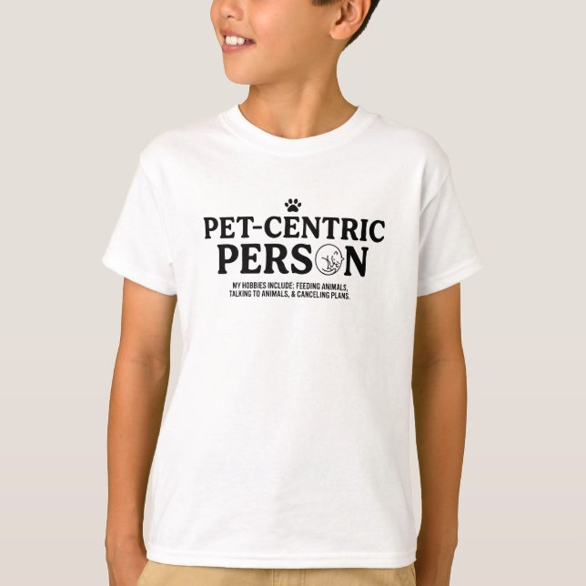 Pet Centric Person T-Shirt (Front)