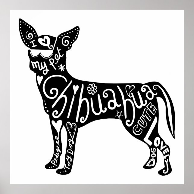 Pet Chihuahua Dog Poster (Front)