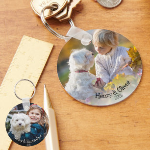 Pet Child Photo Dad Stocking Stuffer Christmas Key Ring