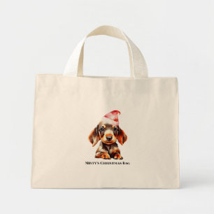 Pet Christmas Gift Mini Tote Bag