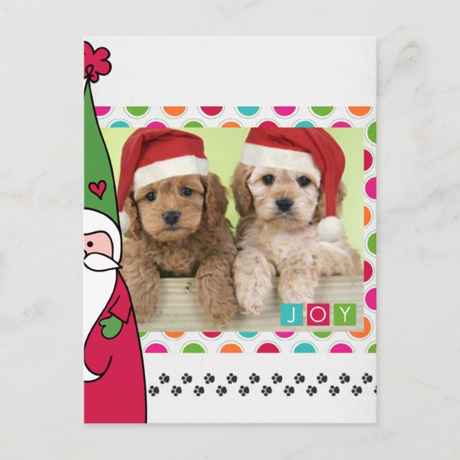 Pet Christmas Photo Card (Front)