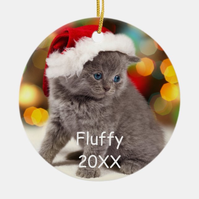 Pet Circle Ceramic Ornament (Front)
