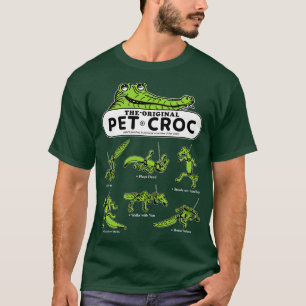 Pet Croc Walking Foam Toy Dark T-Shirt