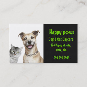 pet daycare business card