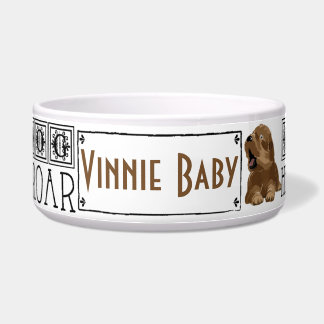 Pet DOG Bowl Large "I am dog Hear Me Roar"