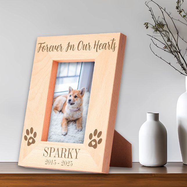 Pet Dog Cat Paws Love Memorial  Etched Frames (Creator Uploaded)