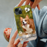 Pet Dog Cat Personalised Photo Template Paw Heart